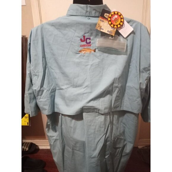 New Magellan Gear Mag Release Shirt Mens 2XL Vented Fishing Short Sleeve UPF 20 - Picture 7 of 11